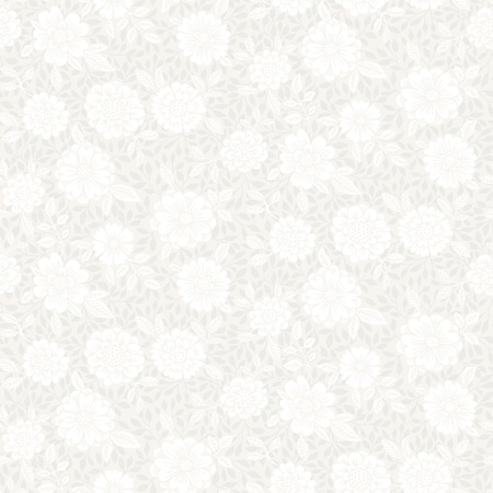 Lewisville Lizette Light Grey Charming Floral 33 Ft L X 209 In W Wallpaper